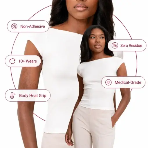 NESLEMY Seamless Sticky Nipple Covers for Women - Image 5