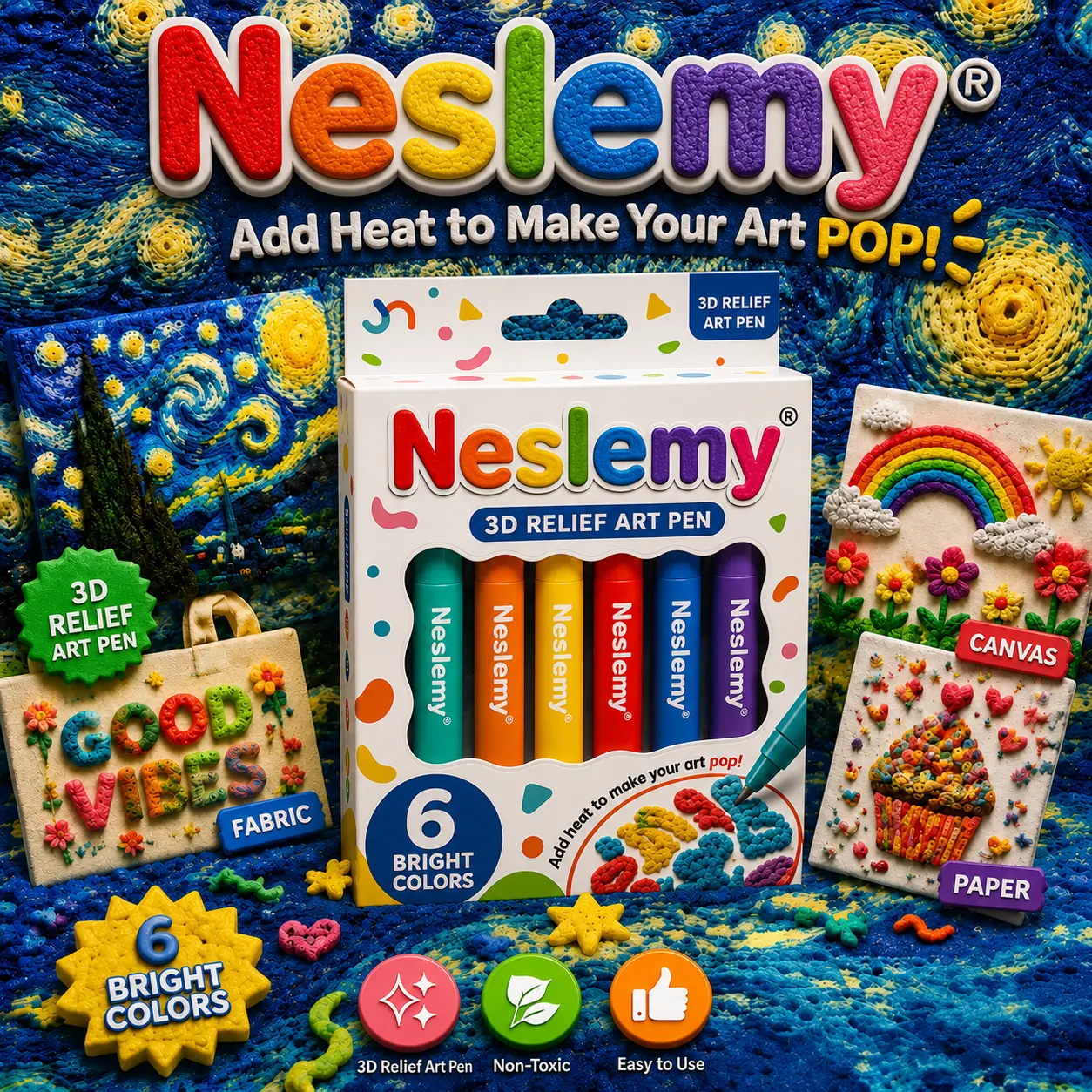 3D Puff Art Pens - Image 2