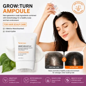 Newyuo Hair Growth Serum - Nourishing Scalp Treatment with Built-In Brush - Image 2
