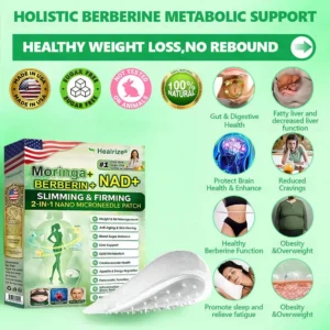 Moringa · Berberine × NAD+ 10-in-1 Advanced Nano Microneedle Patch - Image 15