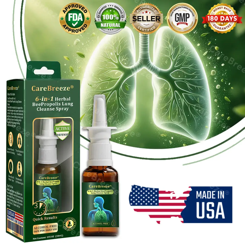 6-in-1 Herbal BeePropolis Lung Cleanse Spray