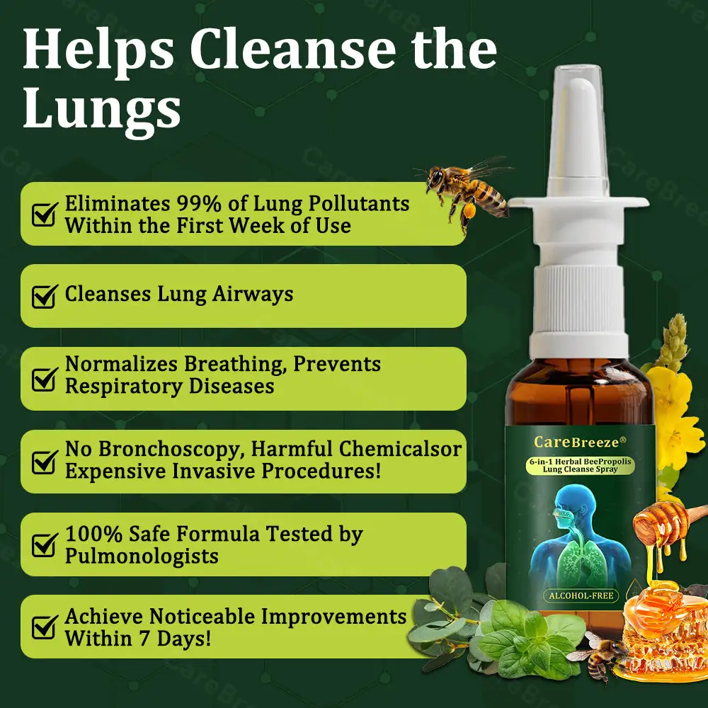 6-in-1 Herbal BeePropolis Lung Cleanse Spray - Image 9
