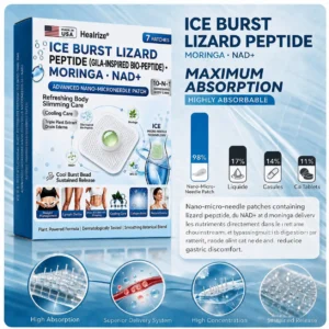 ICE BURST LIZARD PEPTIDE・Moringa・NAD+ Advanced Nano-Microneedle Patch - Image 5
