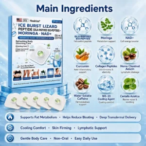 ICE BURST LIZARD PEPTIDE・Moringa・NAD+ Advanced Nano-Microneedle Patch - Image 7