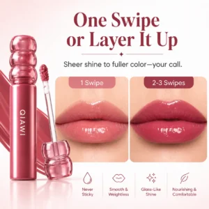QIAWI Deep Glaze Lip Gloss - Image 7