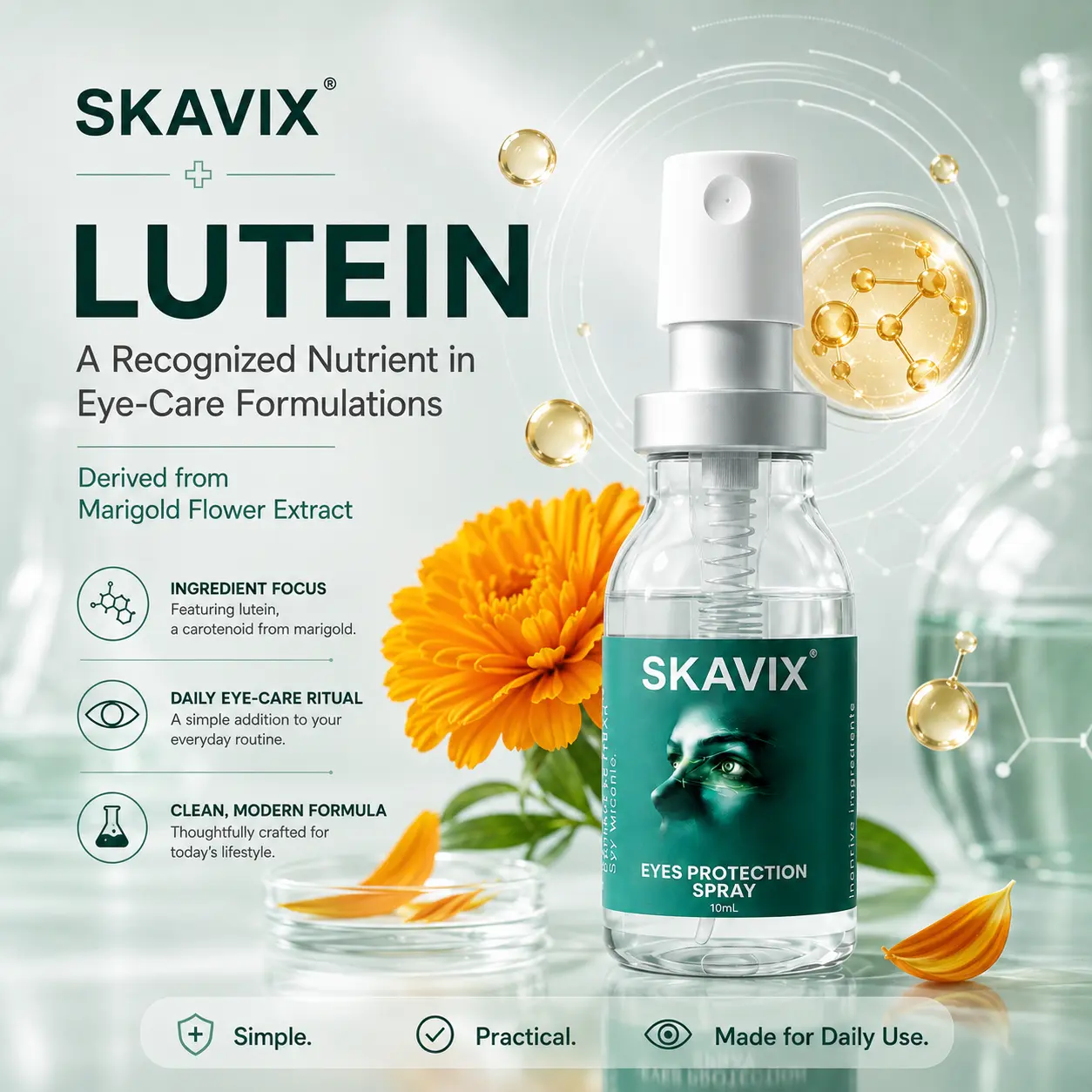 SKAVIX Eye Refresh Mist – Lutein Infused Fine Mist Spray
