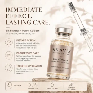 Skavix Silk Peptide Firming Serum with Marine Collagen - Image 3