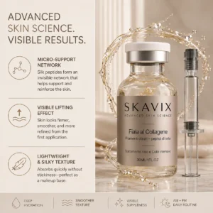 Skavix Silk Peptide Firming Serum with Marine Collagen - Image 7