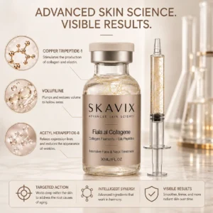 Skavix Silk Peptide Firming Serum with Marine Collagen - Image 8