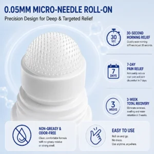 0.05mm Microneedle Fast-Acting Joint & Bone Relief Roll-On - Image 2