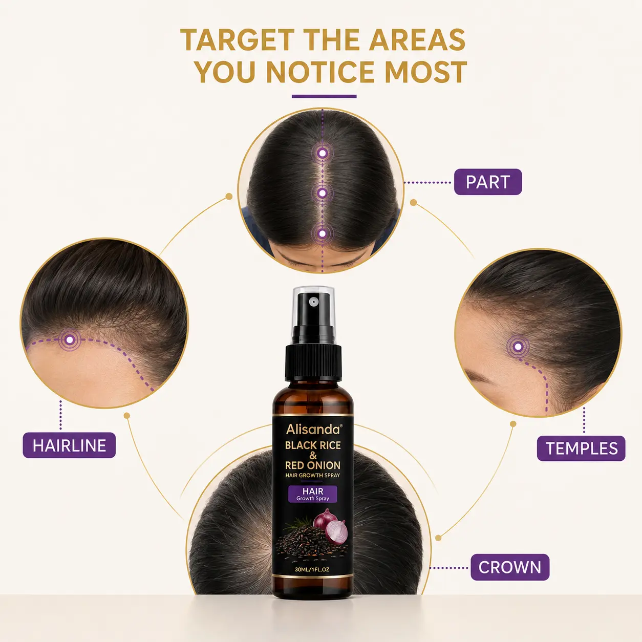 Black Rice & Red Onion Hair Growth Spray - Image 7