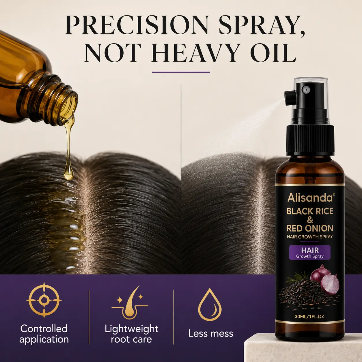 Black Rice & Red Onion Hair Growth Spray - Image 8