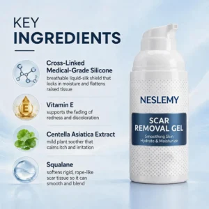NESLEMY Scar Removel Gel Smoothing Skin Hydrate & Moisturize - Image 5