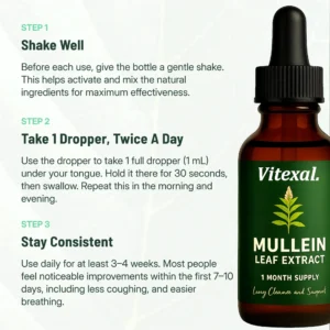 Mullein Lung Support & Cleanse Drops - Image 2