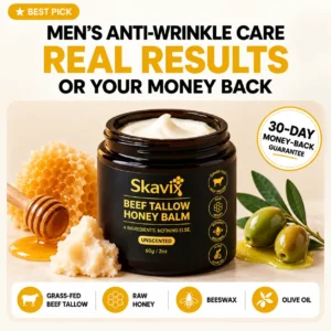 Skavix Beef Tallow Honey Balm for Men