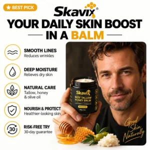 Skavix Beef Tallow Honey Balm for Men - Image 2