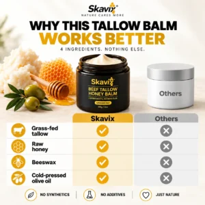 Skavix Beef Tallow Honey Balm for Men - Image 6