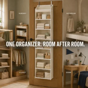 Over the Door Organizer with Pockets - Image 3
