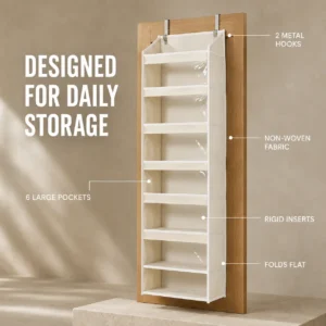Over the Door Organizer with Pockets - Image 8