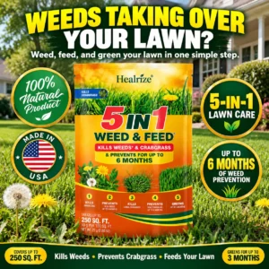 NEW & IMPROVED 5-in-1 Weed & Feed