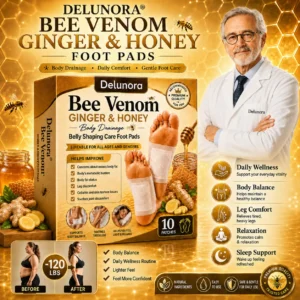 2026 New Bee Venom Ginger & Honey Foot Pads - Image 2