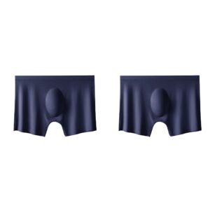 2Pcs Mens Ice Silk Breathable Panties Underwear - Image 7
