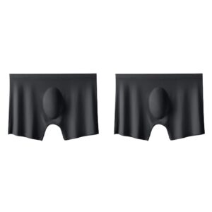 2Pcs Mens Ice Silk Breathable Panties Underwear - Image 12