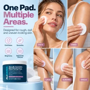 ALISANDA 20% Glycolic Acid Resurfacing Pads - Image 5