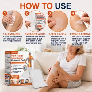Pain-Relief Bone-Healing Microneedle Patch - Image 11
