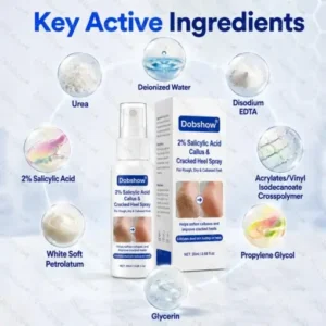Medical-Grade 2% Salicylic Acid Callus & Cracked Heel Repair Spray - Image 12