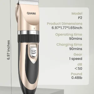 QIAWI Dog Clipper & Dog Grooming Kit - Image 8