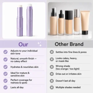 Korea 2 in 1 Color Changing Foundation Stick - Image 8